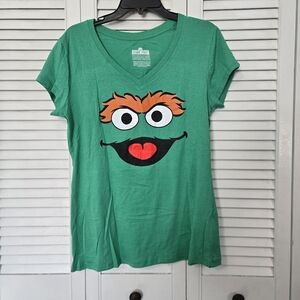 Sesame Street Vibrant Green Tee